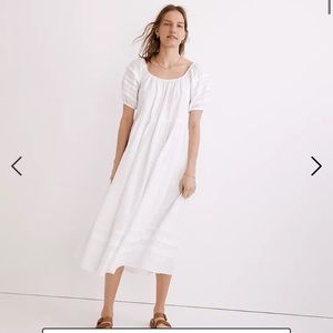 Madewell Pintuck Easy Midi Dress NE755
